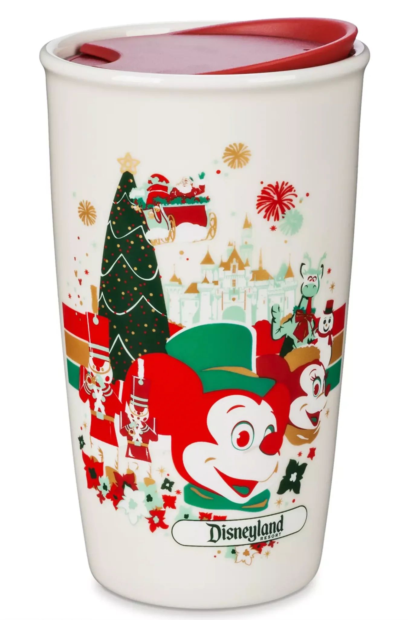 Disney Parks Disneyland Holiday Starbucks Ceramic Travel Tumbler New | Walmart (US)
