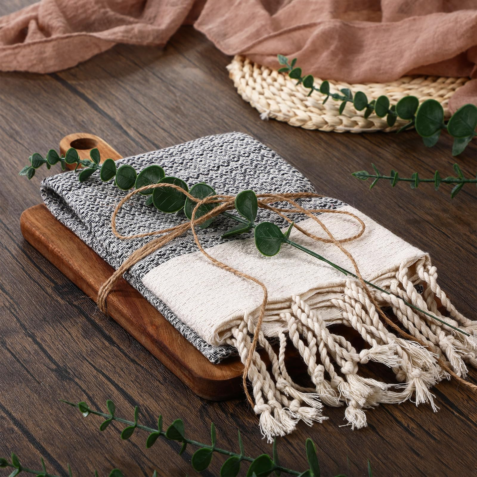 Hostess Gifts Set for Women Housewarming Gifts Include Cutting Board Cotton Turkish Hand Towel Eu... | Amazon (US)