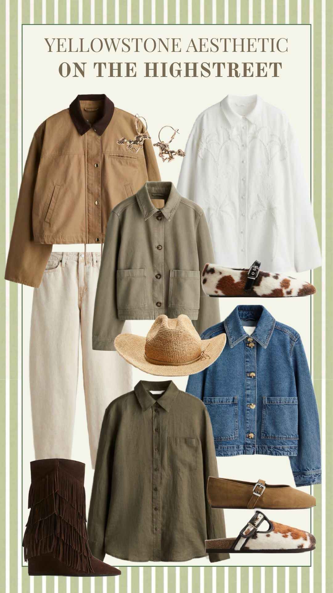 Yellowstone inspired pieces from the high-street and H&M 🤠  
Cowgirl prints and denim for SPRING 2025



#LTKAprilSpotlight #LTKspring #LTKuk