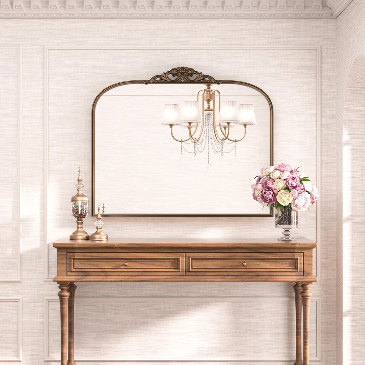 Charlton Home® Arnott Arch Decorative Wall Mirror & Reviews | Wayfair | Wayfair North America