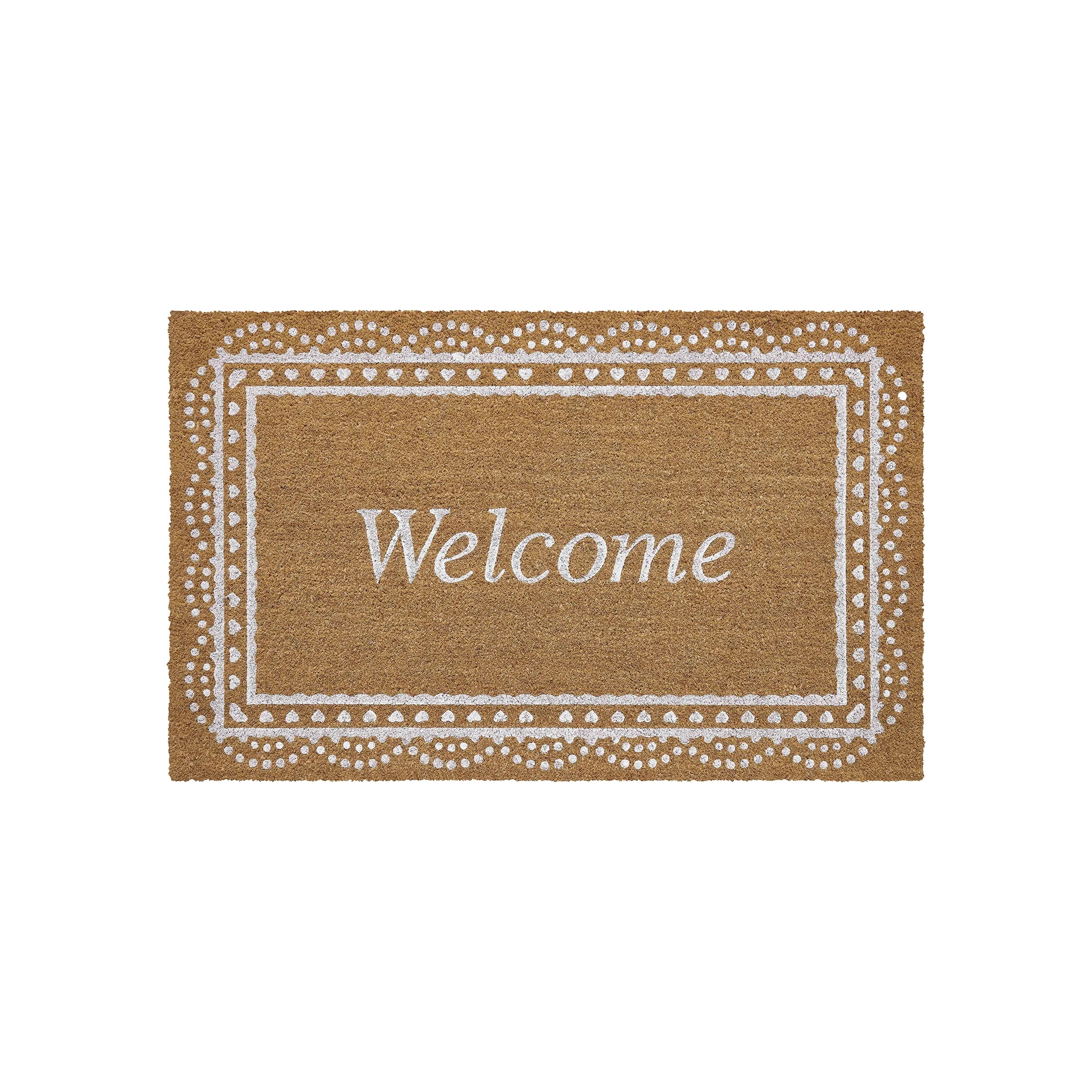 My Texas House Multi Welcome Heart Lace Outdoor Coir Mat, 18" x 30" | Walmart (US)