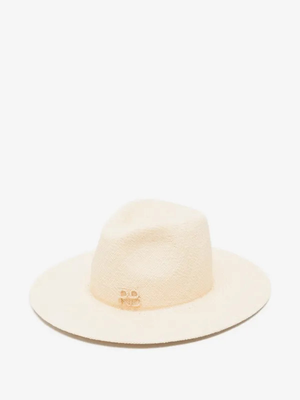 double chain strap Fedora hat | Farfetch Global
