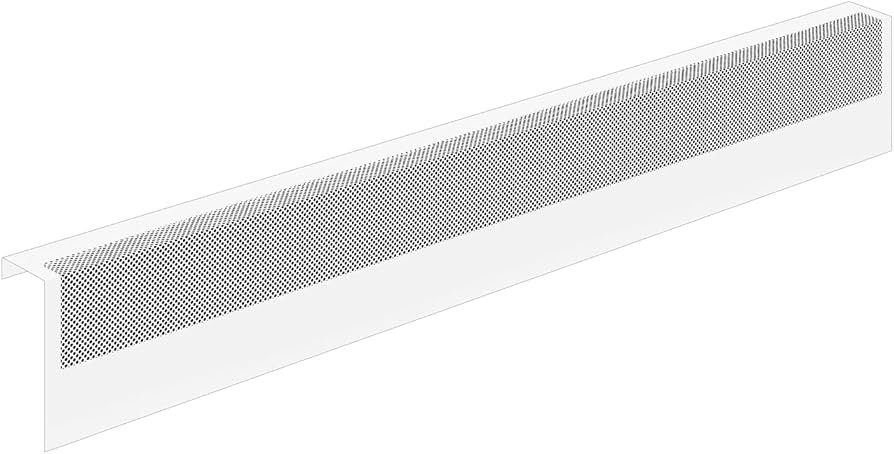 Baseboarders Basic Series 4 ft Galvanized Steel Easy Slip-On Baseboard Heater Cover for Hydronic ... | Amazon (US)