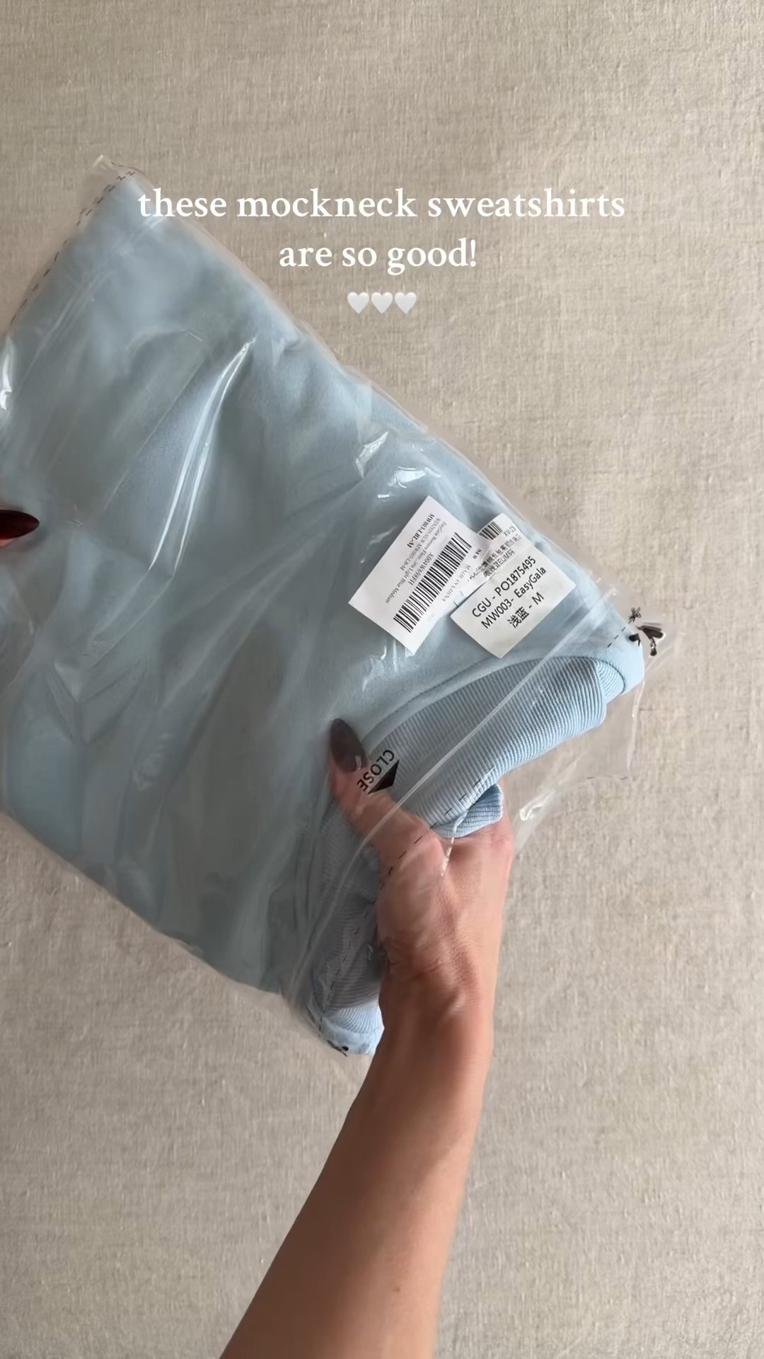 number one trending sweater on amazon right now!!

cozy sweater.  wearing medium.  no need to size up.  it's very oversized. 