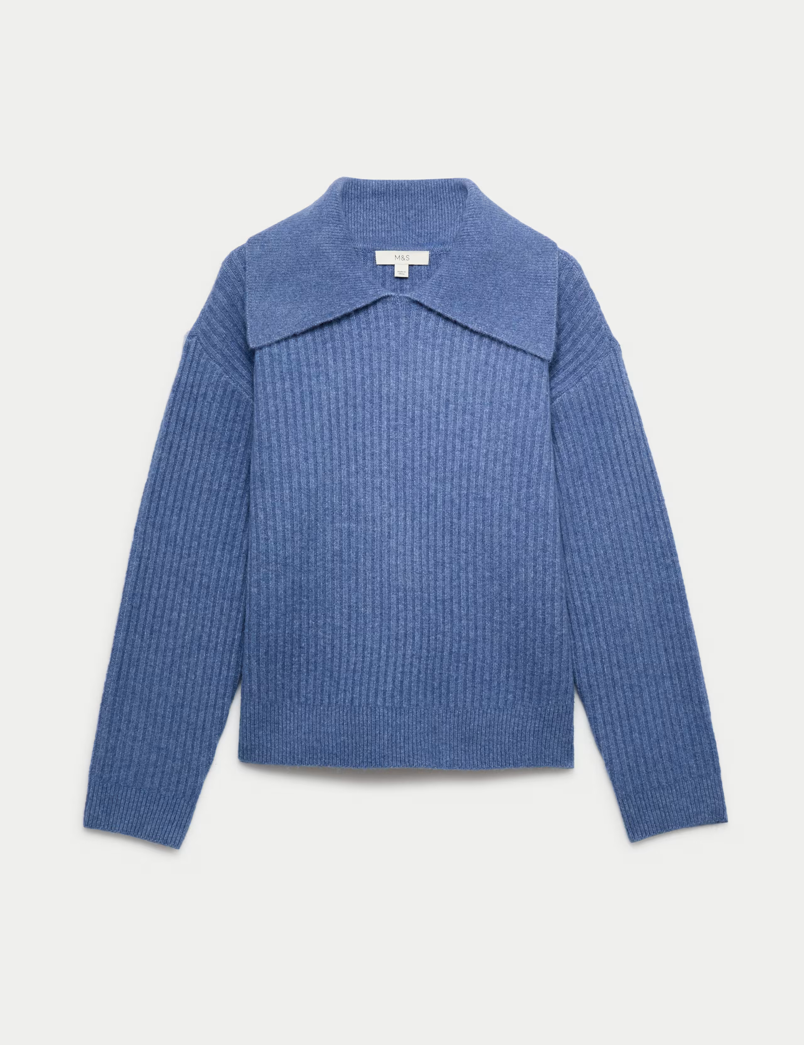 M&SRibbed Collared Jumper With Wool£3322 reviews | Marks & Spencer (UK)