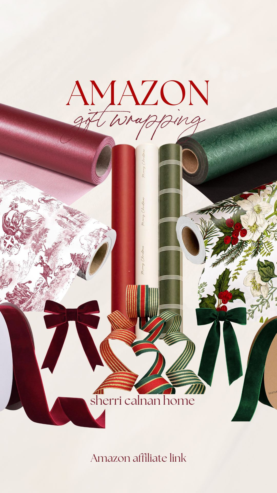 Amazon gift wrapping finds and faves! Sherricalananhome amazon gift wrap wrapping paper Christmas wrapping paper from Amazon gift bows and ribbon #LTKCyberWeek 

#LTKGiftGuide #LTKHoliday