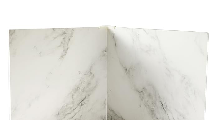 Replica Surfaces White Marble Designer Photography Backdrop - Made in USA - Flat Lay Food & Produ... | Amazon (US)