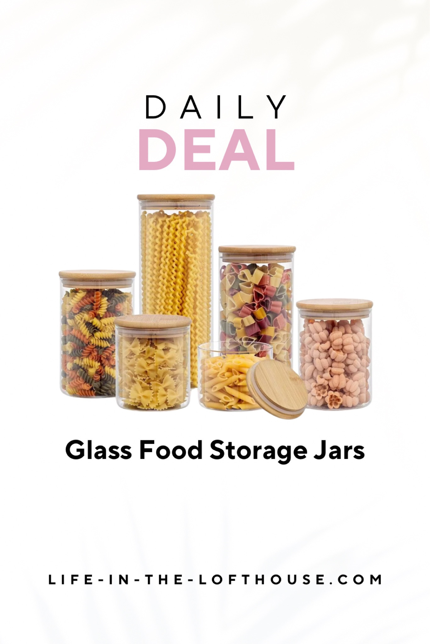 Save $45 on these JoyJolt Glass Food Storage Jars Containers, Set of 6 

#LTKHome #LTKFallSale #LTKWedding