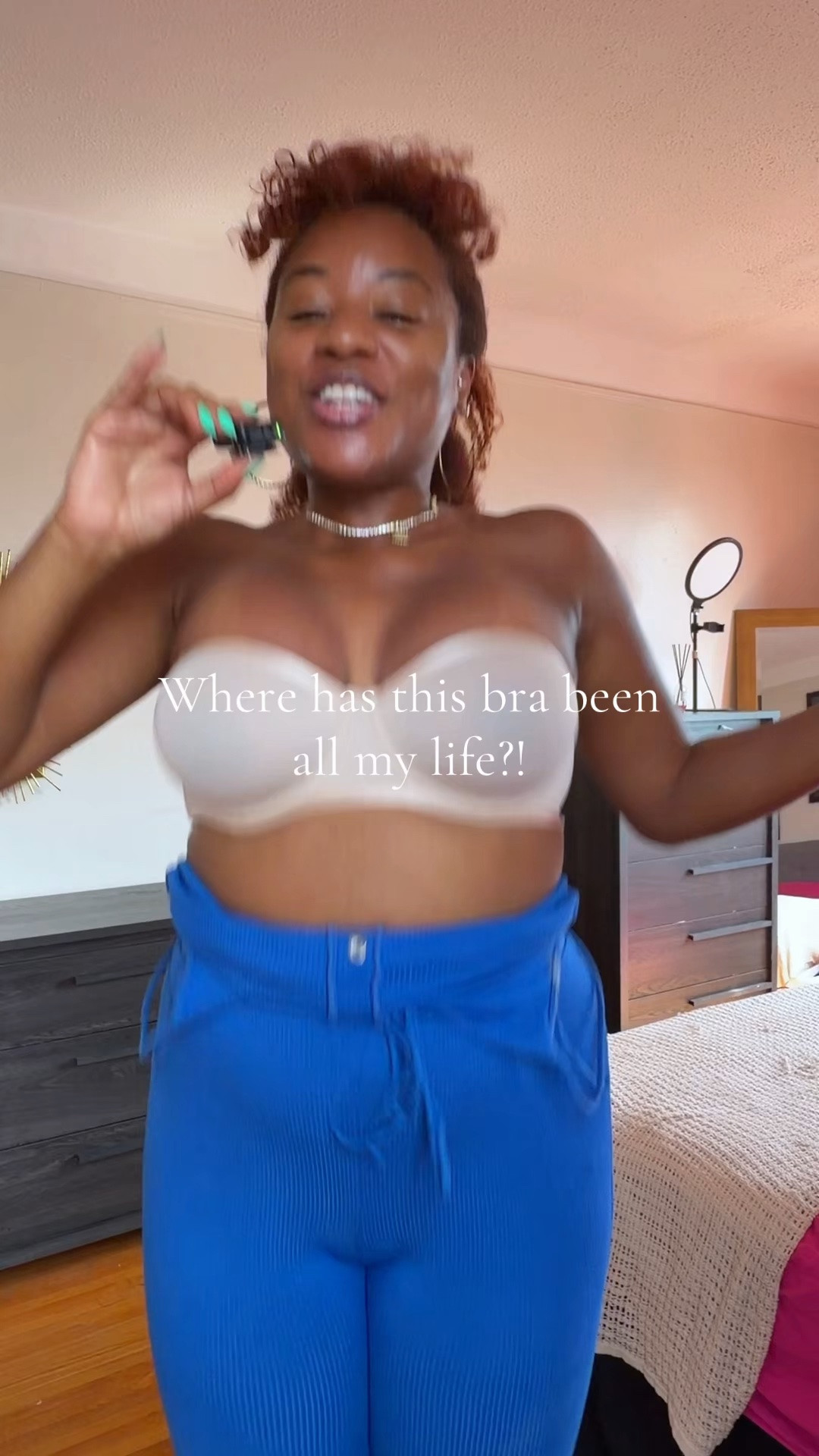 I’m a 36D. And I forgot to mention you can wear it several ways. Seriously the best bra!

#LTKOver40 #LTKSeasonal #LTKootd