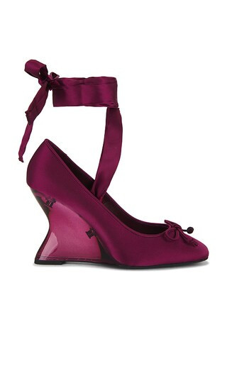 Jeffrey Campbell Efface Pump in Burgundy. - size 9.5 | Revolve Clothing (Global)
