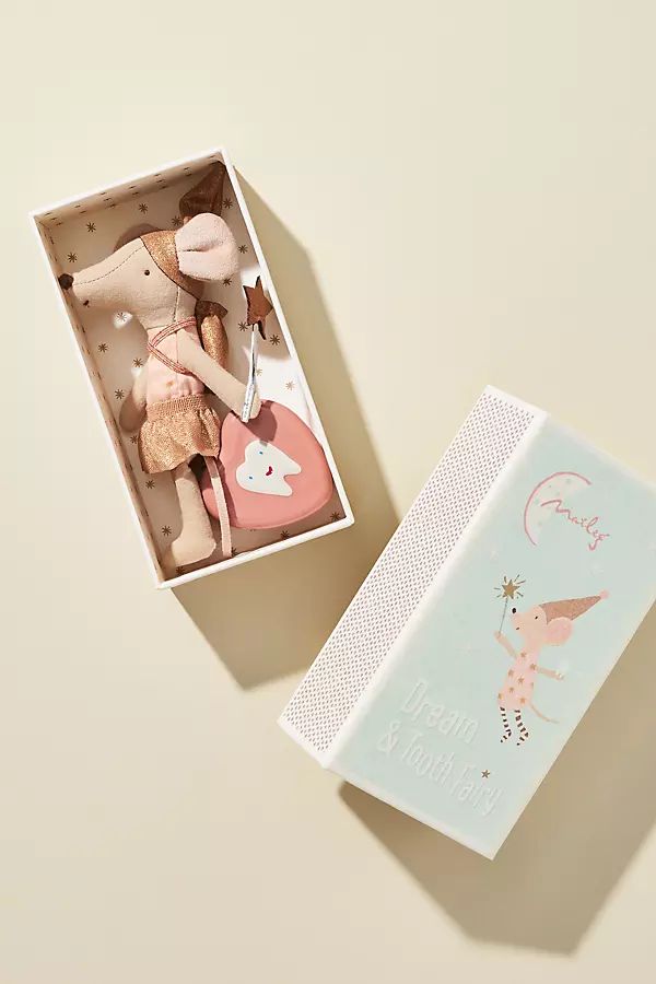 Tooth Fairy Mouse In A Box By Maileg in Gold | Anthropologie (US)