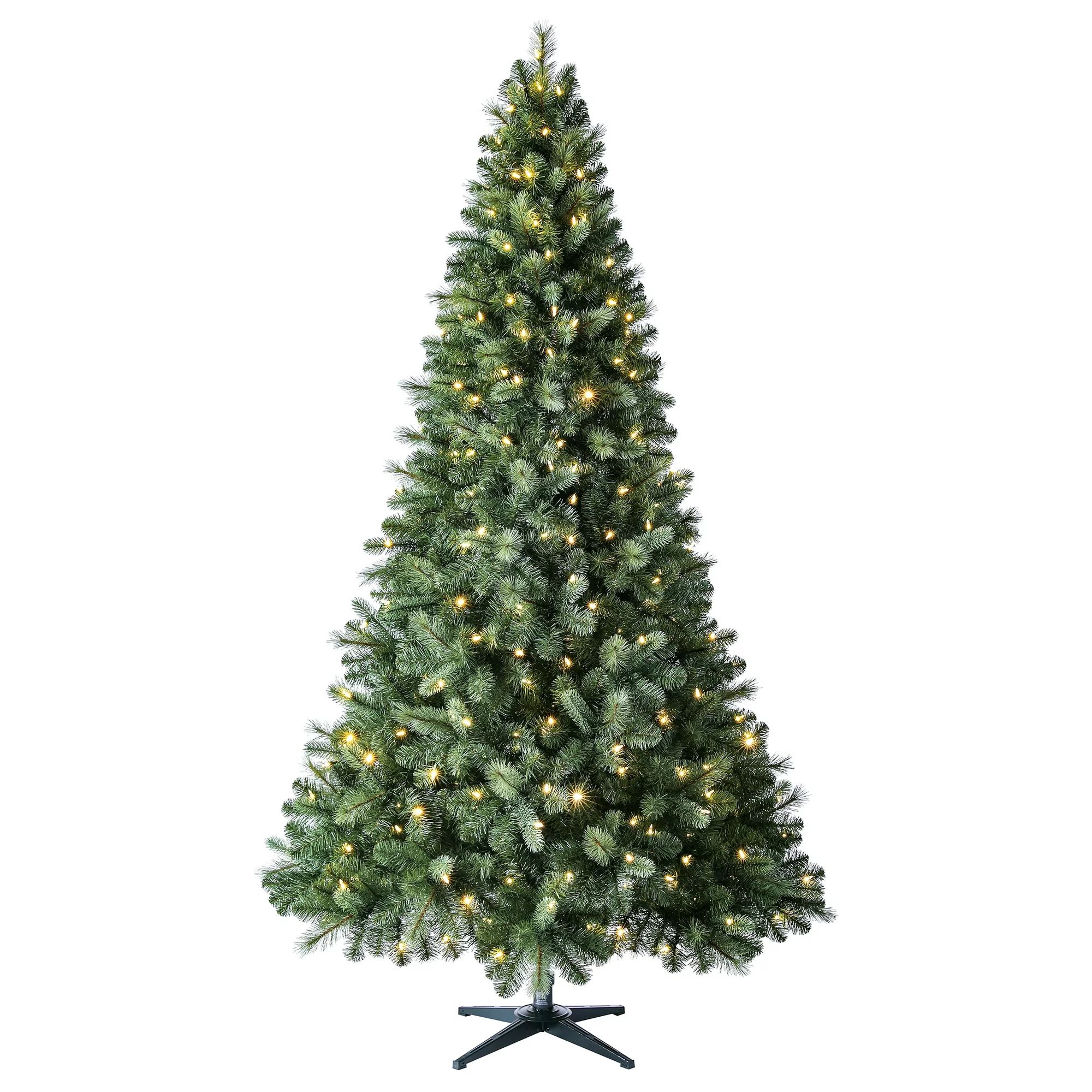 Evergreen Classics Pre-Lit 7.5' Benton Pine Artificial Christmas Tree, Color-Changing LED Lights ... | Walmart (US)