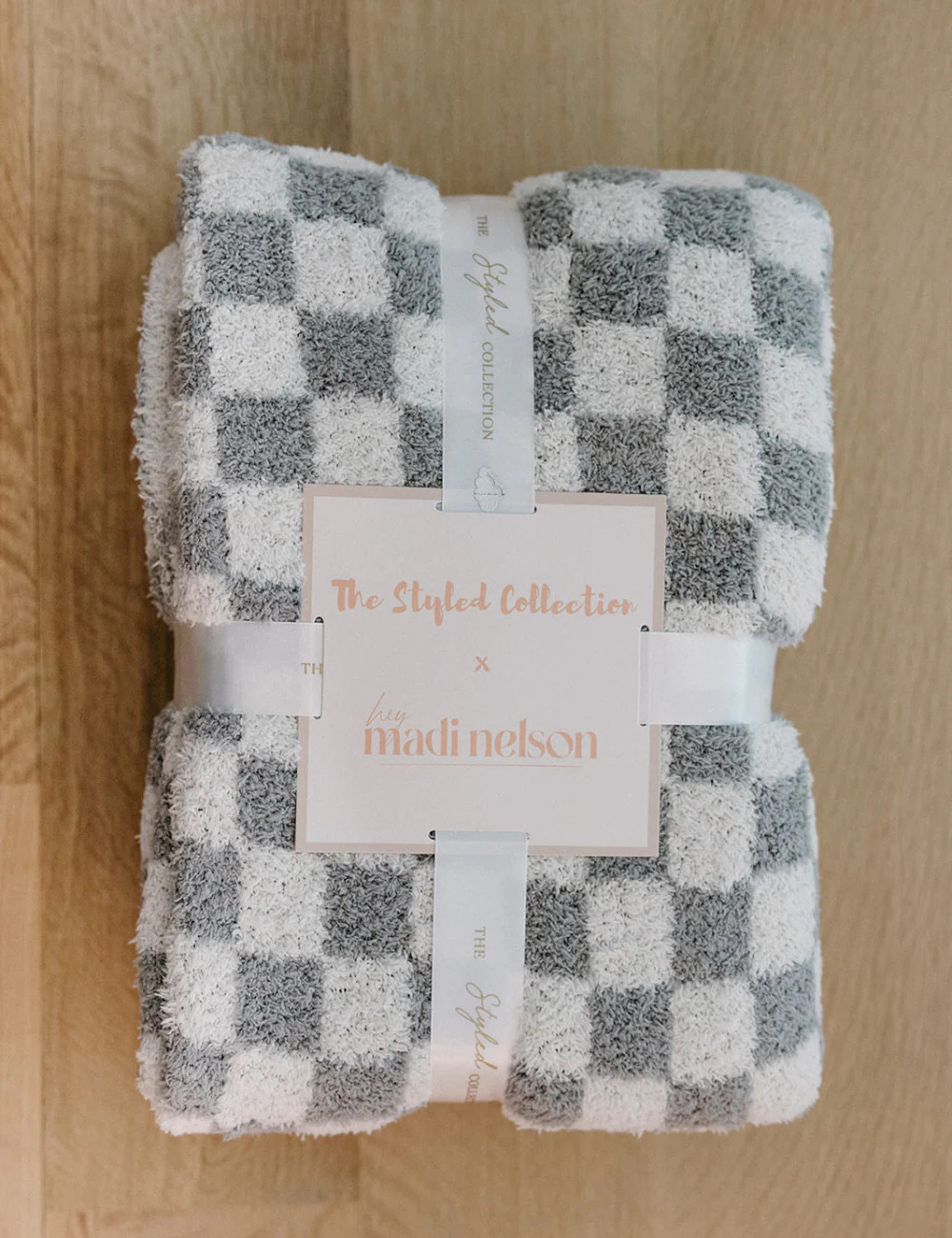TSC x Madi Nelson: Children's Mini Checkered Buttery Blankets | The Styled Collection