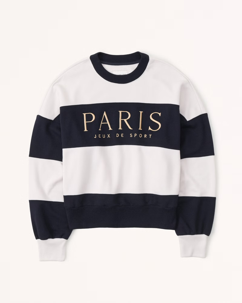 Women's Destination Sunday Crew | Women's Tops | Abercrombie.com | Abercrombie & Fitch (US)