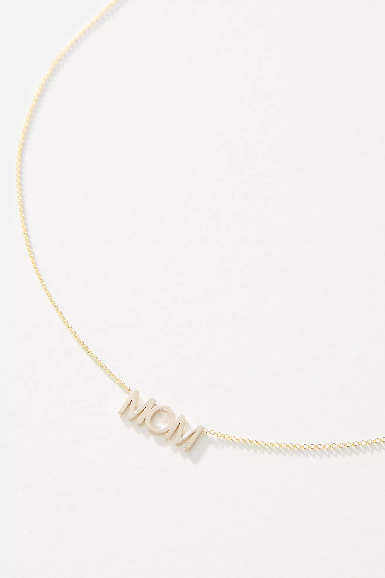 Maya Brenner 14k Gold Mom Necklace | Anthropologie (US)