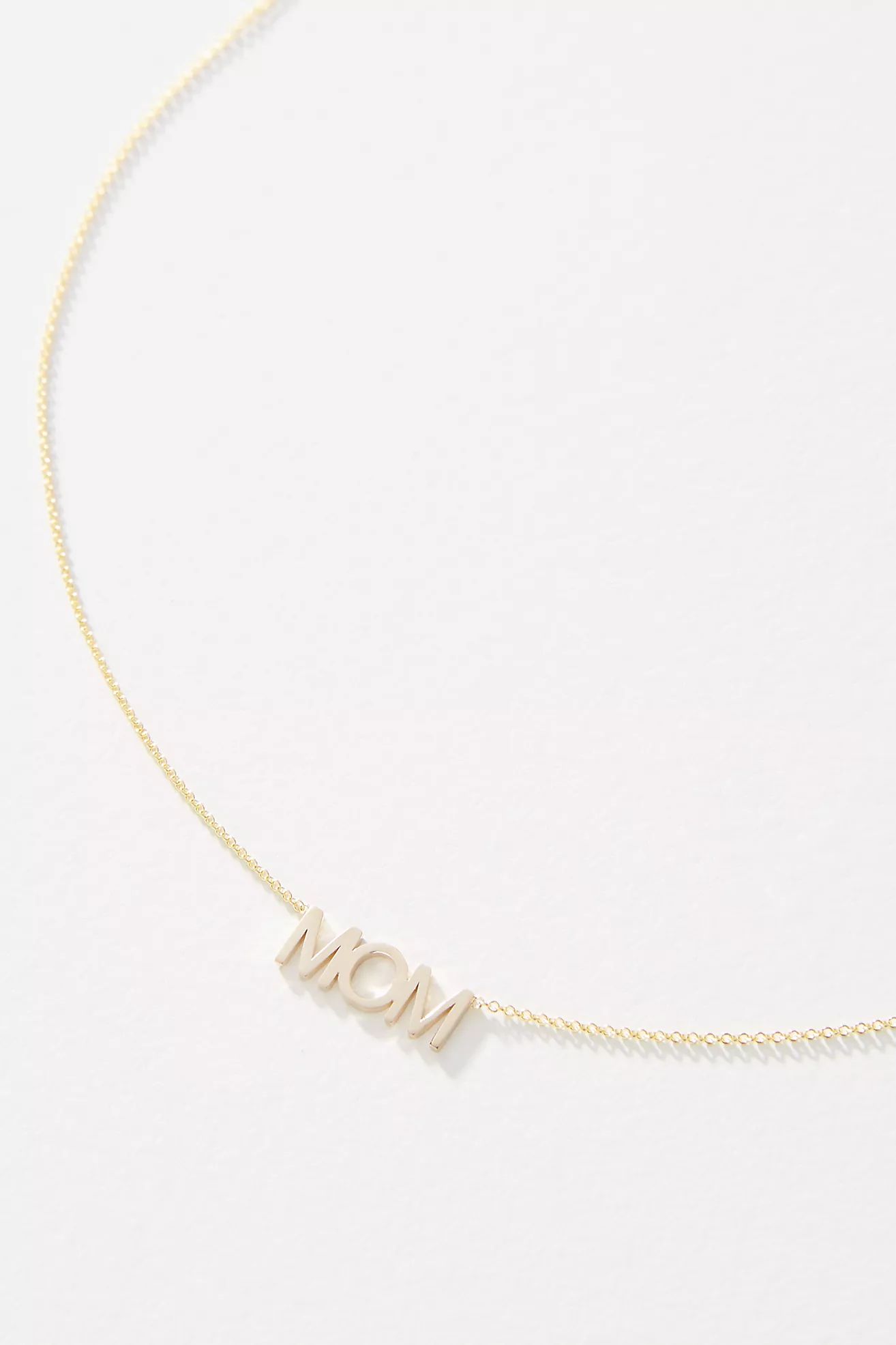 Maya Brenner 14k Gold Mom Necklace | Anthropologie (US)