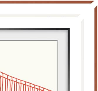 SAMSUNG 55-inch The Frame Customizable Bezel -Beveled White (VG-SCFA55WTCZA, 2021 Model) | Amazon (US)