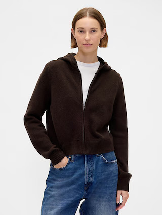 CashSoft Sweater Zip Hoodie | Gap (US)