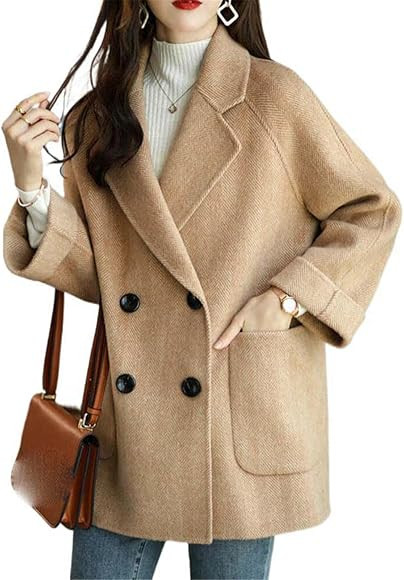 JYHBHMZG Wool Coats Jackets Women In Autumn Winter Jacket Women Korean Style Long Sleeve Office L... | Amazon (CA)