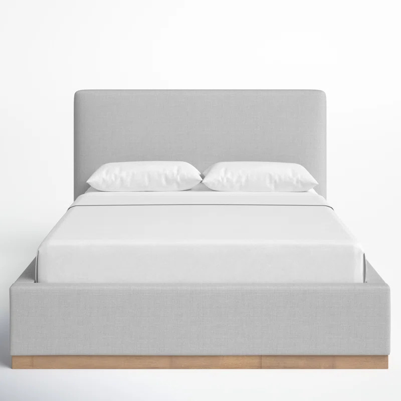 Delpha Grounded Upholstered Wood Base Bed | Wayfair North America