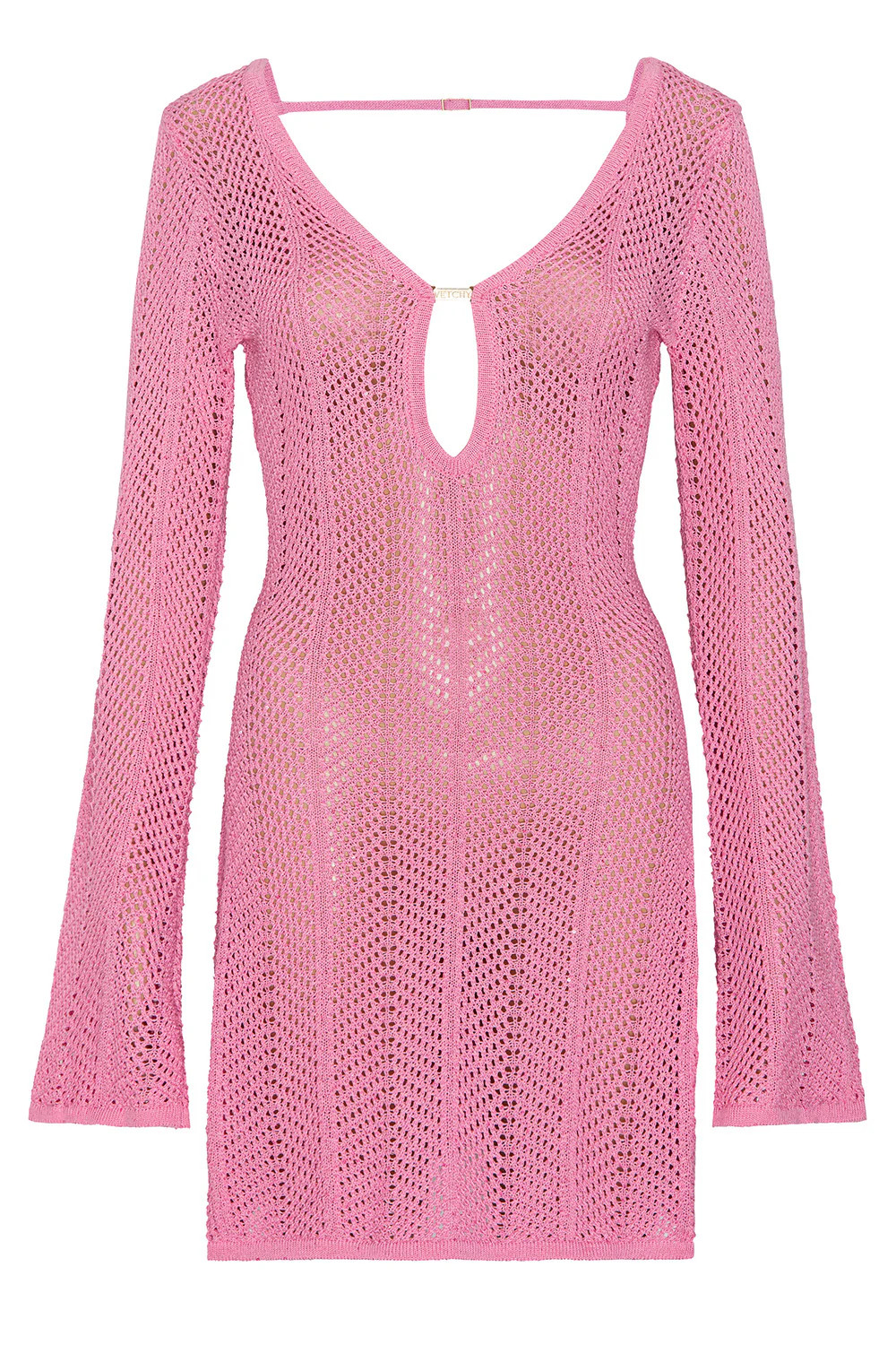 Keyhole Short Pink Dress | VETCHY LLC