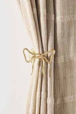 Natalia Bow Tieback | Anthropologie (US)