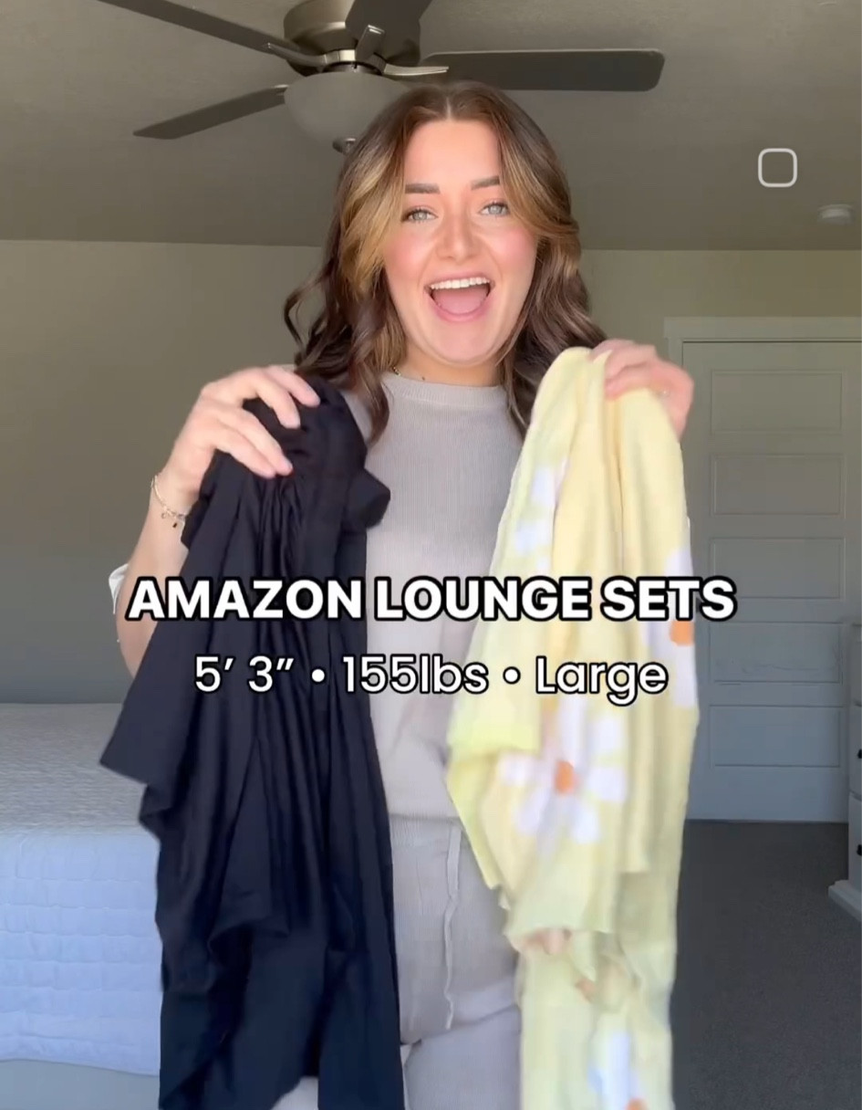 How cute are these lounge sets from Amazon!! ☀️🤩