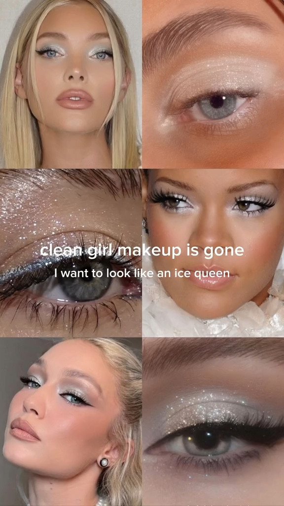 Clean girl makeup is over! This winter, I want to channel my inner ice queen with this frosted makeup look. Love this bright and whimsical winter makeup including shimmery eyes, rosy cheeks and glowy skin. Linking the products used below! … 

For more links to tabitha stretch belt, women’s airy sleek deep zip pullover sweatshirt, swiftly tech long-sleeve shirt, satchel bags, calf hair shoes, nighttime routine, winter denim, toasty blush, date night outfits, valentines outfit women, follow me on LTK! ✨

#LTKBeauty #LTKgrwm #LTKValentine