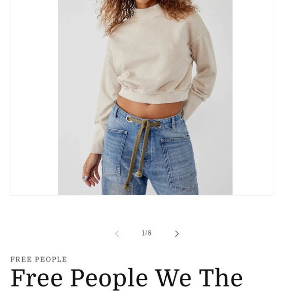 Free people The Nikki sweatshirt size XS | Poshmark