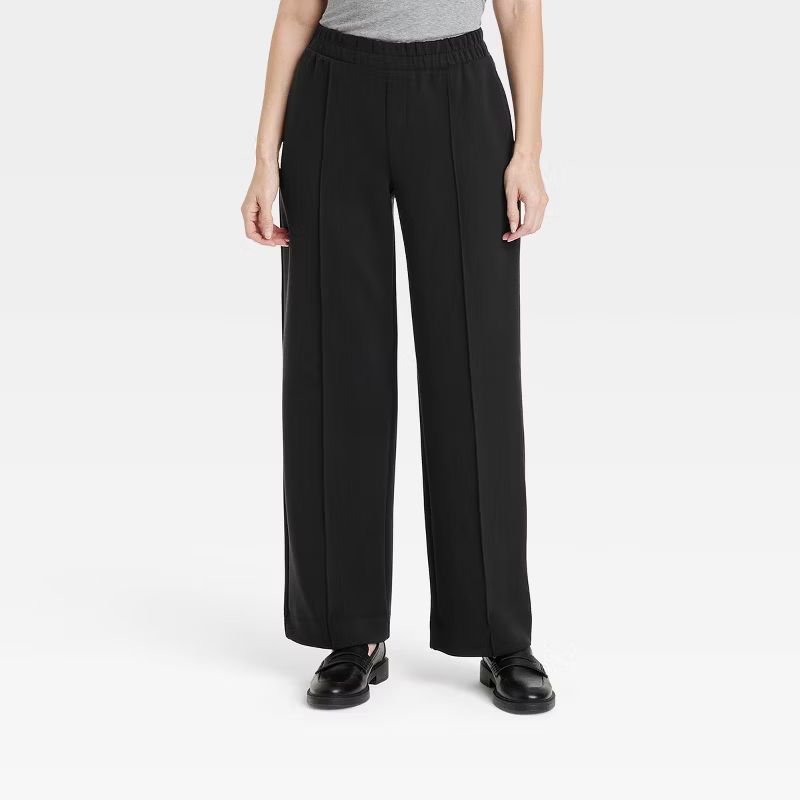 Women's High-Rise Straight Leg Pull-On Pants - A New Day™ | Target