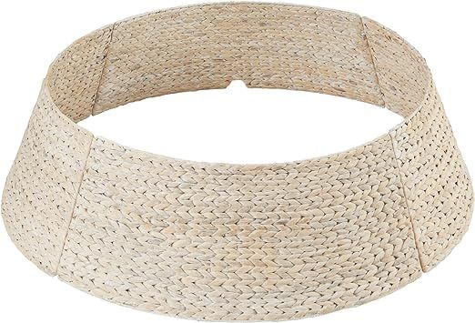 Best Choice Products 42in Christmas Tree Collar, Woven Hyacinth 3-Piece Holiday Rattan Tree Skirt... | Amazon (US)