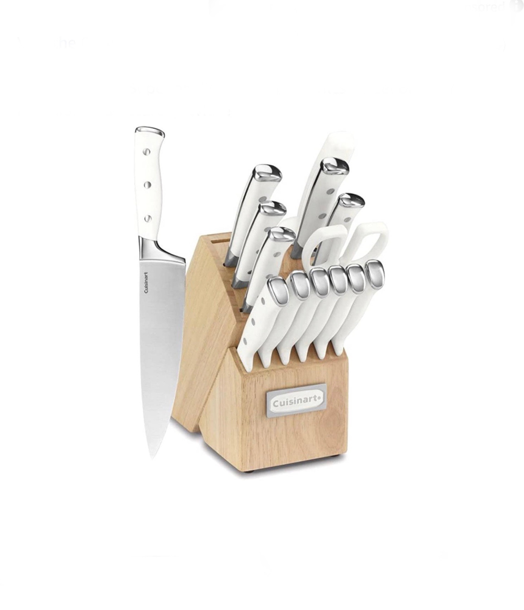 Knife set on sale, white knives, knife set, kitchen 

#LTKhome #LTKsalealert #LTKunder100