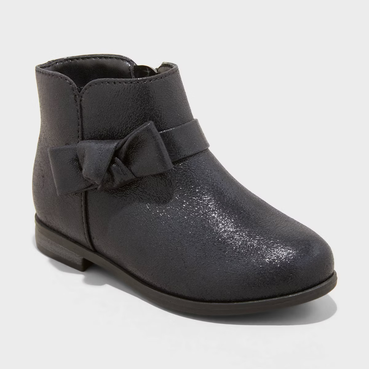 Toddler Sammi Shimmer Boots - Cat & Jack™ Black | Target