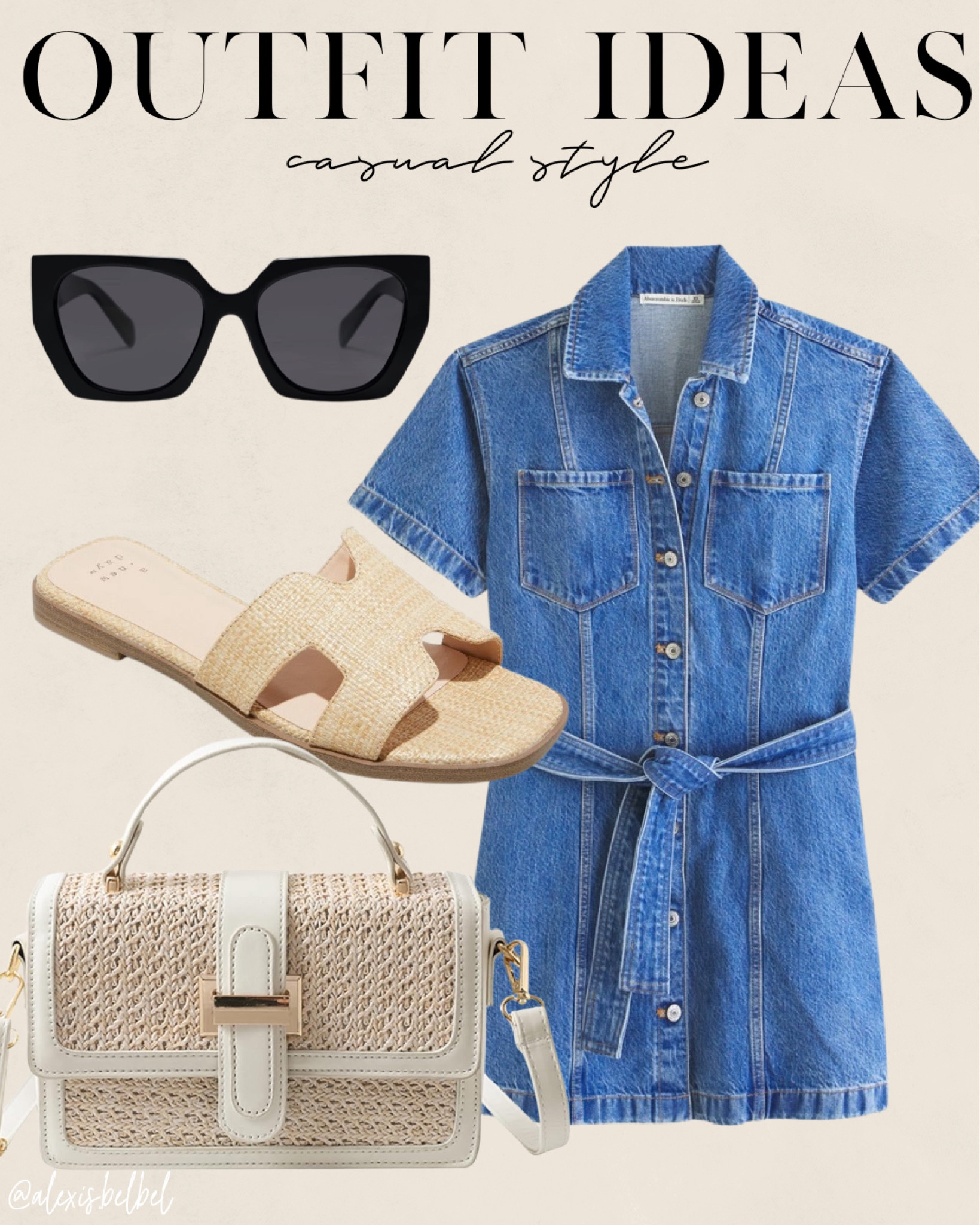 Denim dress outfit idea 

#LTKFindsUnder50 #LTKxAF #LTKFindsUnder100