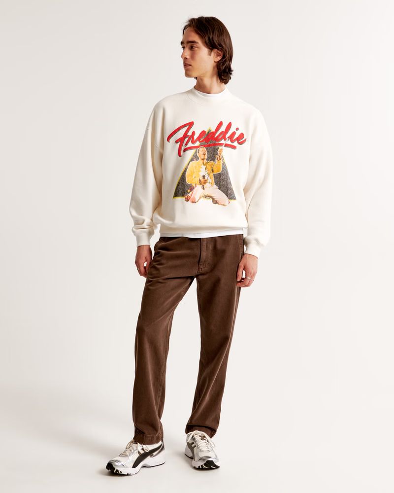 Pride Freddie Mercury Graphic Crew Sweatshirt | Abercrombie & Fitch (US)