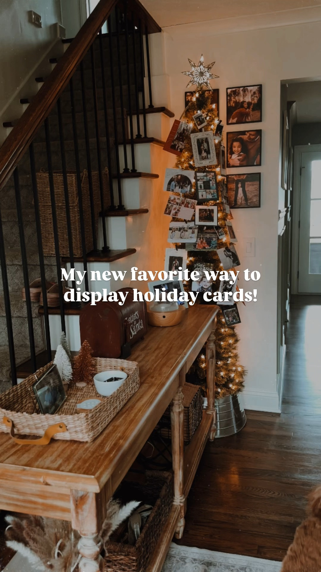 One less tree I have to decorate, but an even better place for all our cards! 

#LTKSeasonal #LTKStyleTip #LTKHoliday