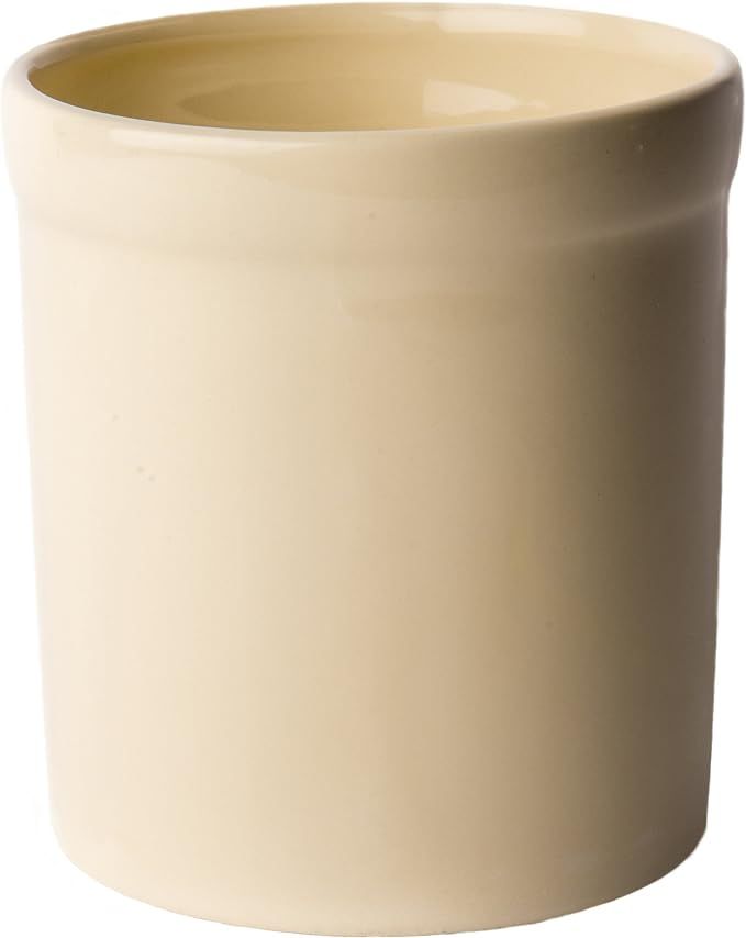American Mug Pottery Ceramic Utensil Crock Utensil Holder, Made in USA, Ivory | Amazon (US)
