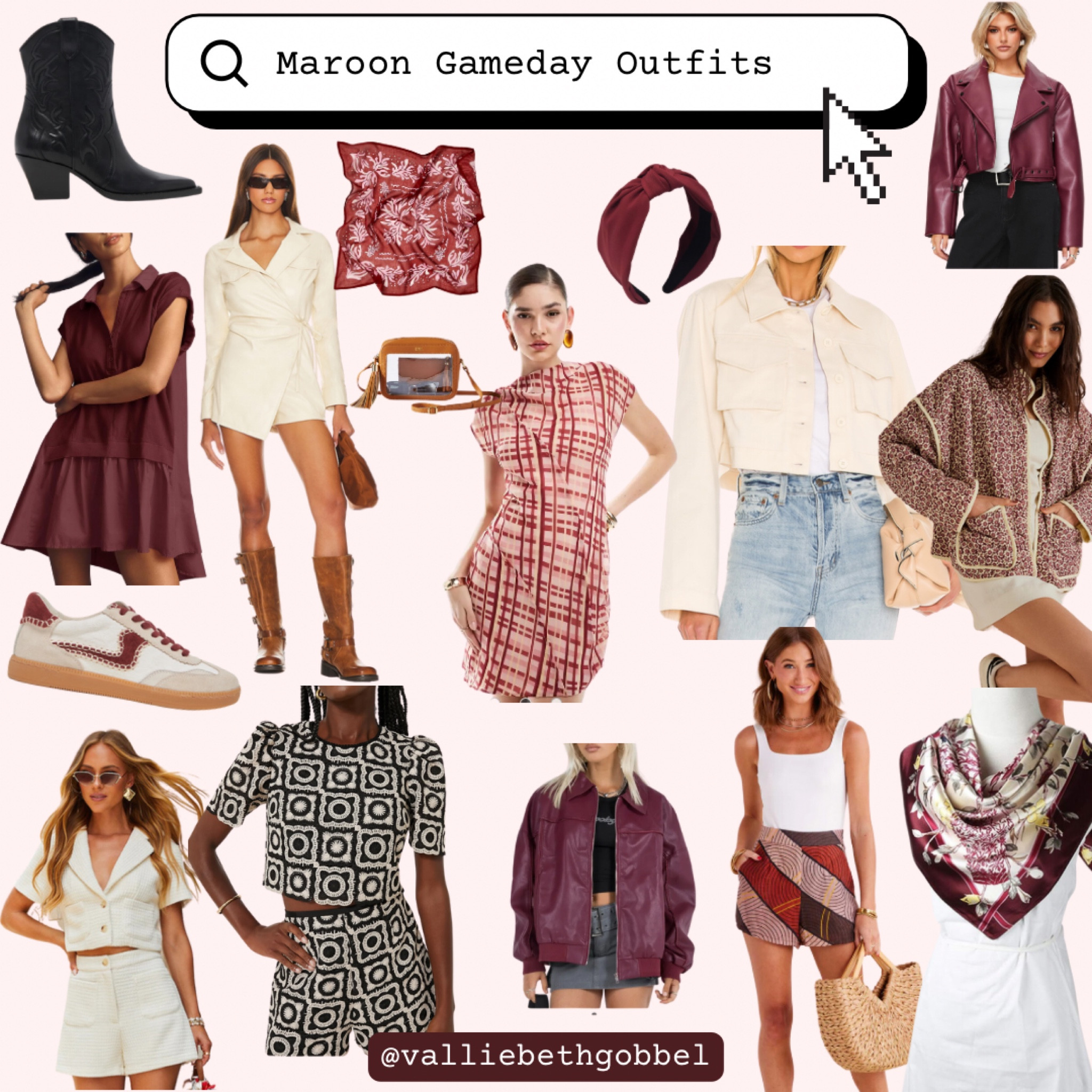Gameday / tailgating outfits! #msstate #msu #maroon #cream #brown #blackandwhite

#LTKShoeCrush #LTKStyleTip #LTKSeasonal