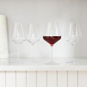 Starlight Lead-Free Crystal Red Wine Glass Sets | West Elm (US)