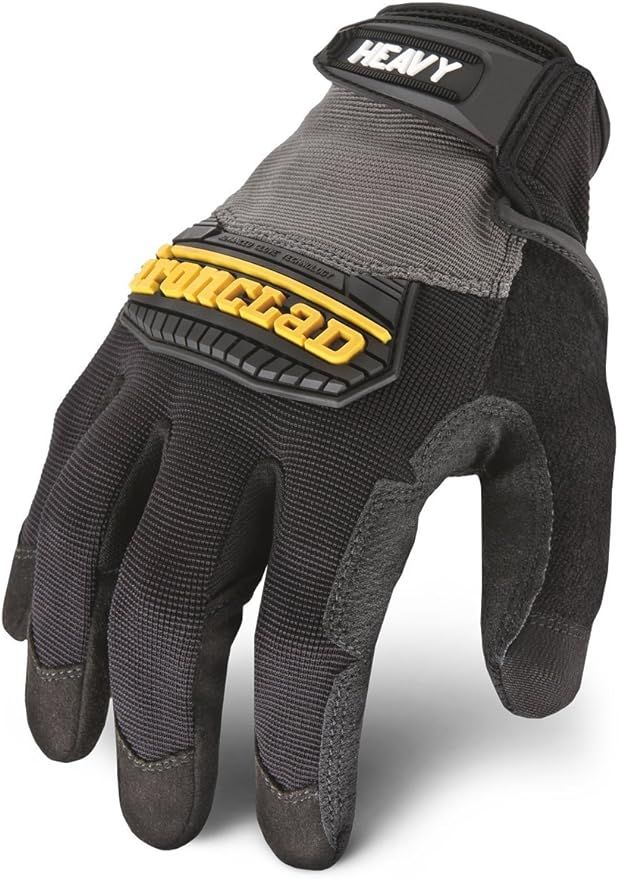 Ironclad Heavy Utility Work Gloves HUG, High Abrasion Resistance, Performance Fit, Durable, Machi... | Amazon (US)