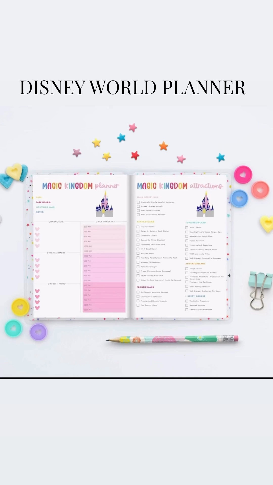 Disney Planners & Stickers