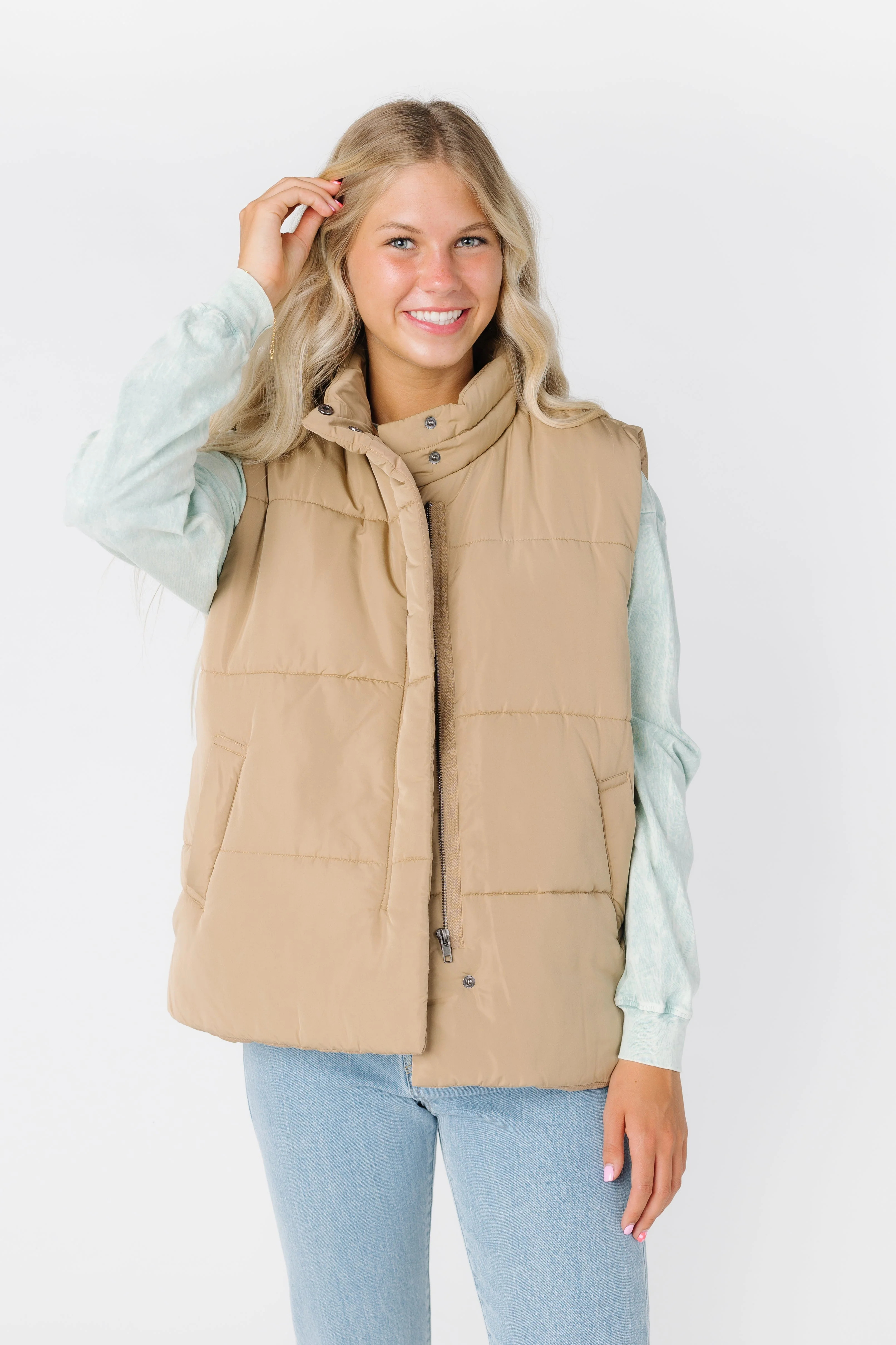 Quinnie Puffer Vest | Called To Surf