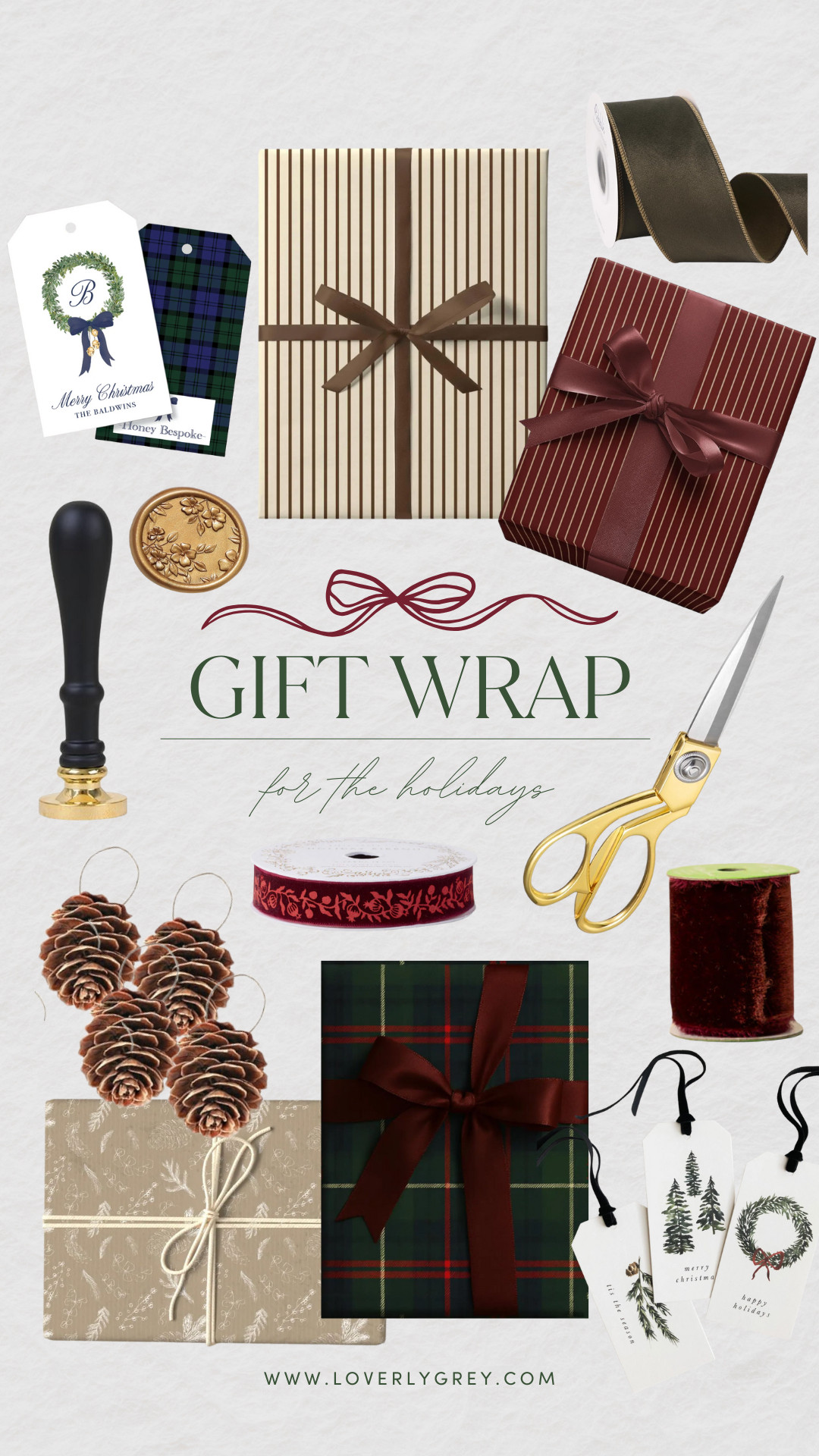 Loving these holiday gift wrap finds that make every present feel extra special! From classic neutrals to festive prints, these wrapping papers, ribbons, and tags are perfect for holiday gifting. 🎄💌

#Loverly grey #HolidayGiftWrap #GiftWrappingIdeas #ChristmasGifts #HolidayAesthetic #GiftGuide2025 #WrappingPaper #HolidayDecor #FestiveDetails #GiftInspo #HolidayShopping #ChristmasStyle 

 #LTKGiftGuide #LTKHoliday