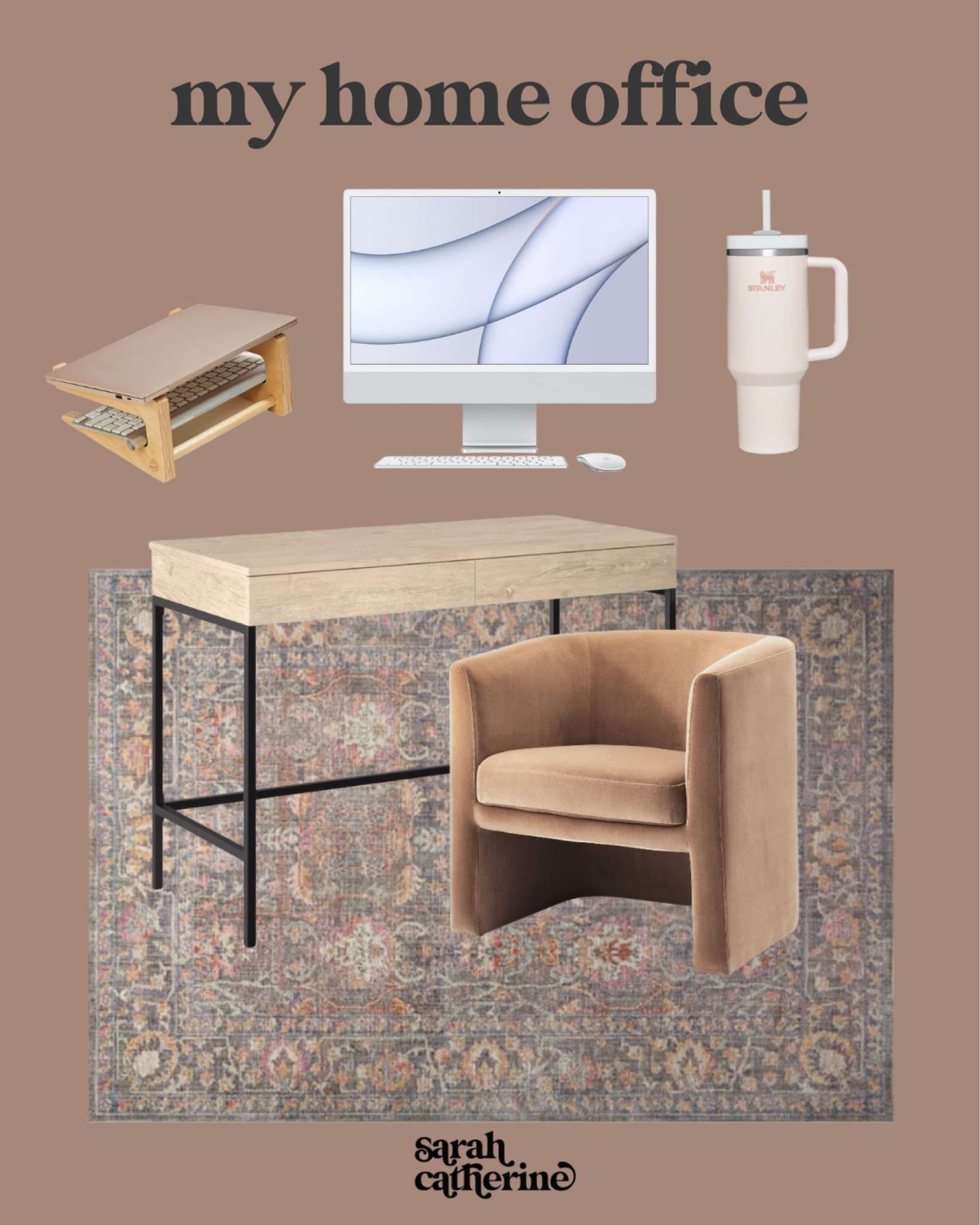All of my home office work from home desk setup favorites! // work from home wfhm sahm working sahm work remote desk inspo office inspo office set up cozy office simple office minimalist office target apple etsy Amazon

#LTKhome