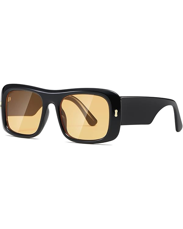 kimorn Sunglasses for Women Men Trendy Retro Fashion Sun Glasses 90’s Vintage Y2K Oversize Squa... | Amazon (US)