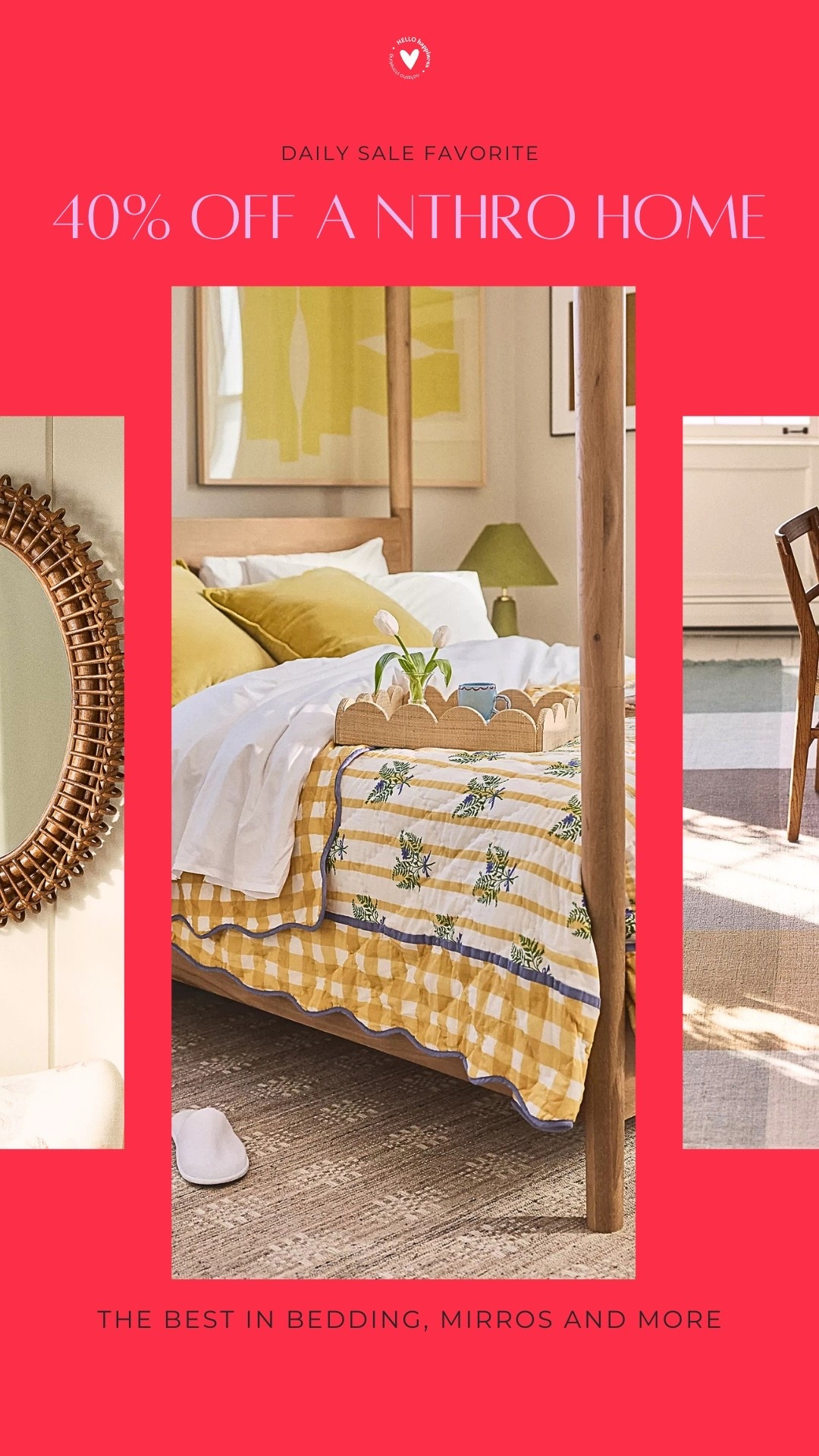 Home refresh season 🤍 40% off Anthro Home is here! The prettiest bedding, mirrors, décor, and more are on sale. Run before my favorites sell out! 🛍️✨

@Anthropologie

#LTKSeasonal #LTKSaleAlert #LTKHome