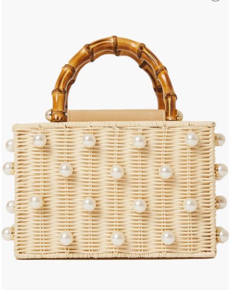 Perfect little bag for summer vacations - pearls and rattan!

#LTKstyletip #LTKtravel #LTKitbag