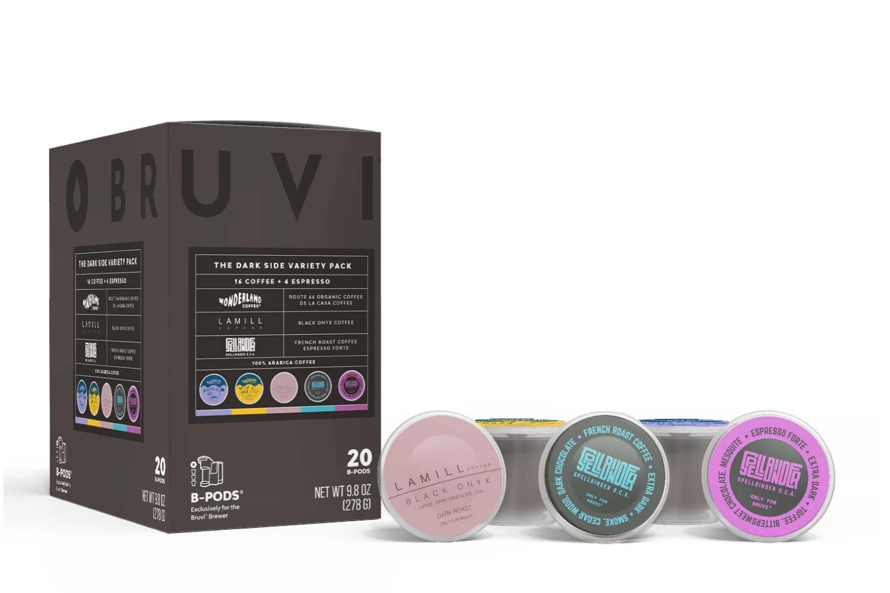 Dark Side Variety Pack 20 count | Bruvi