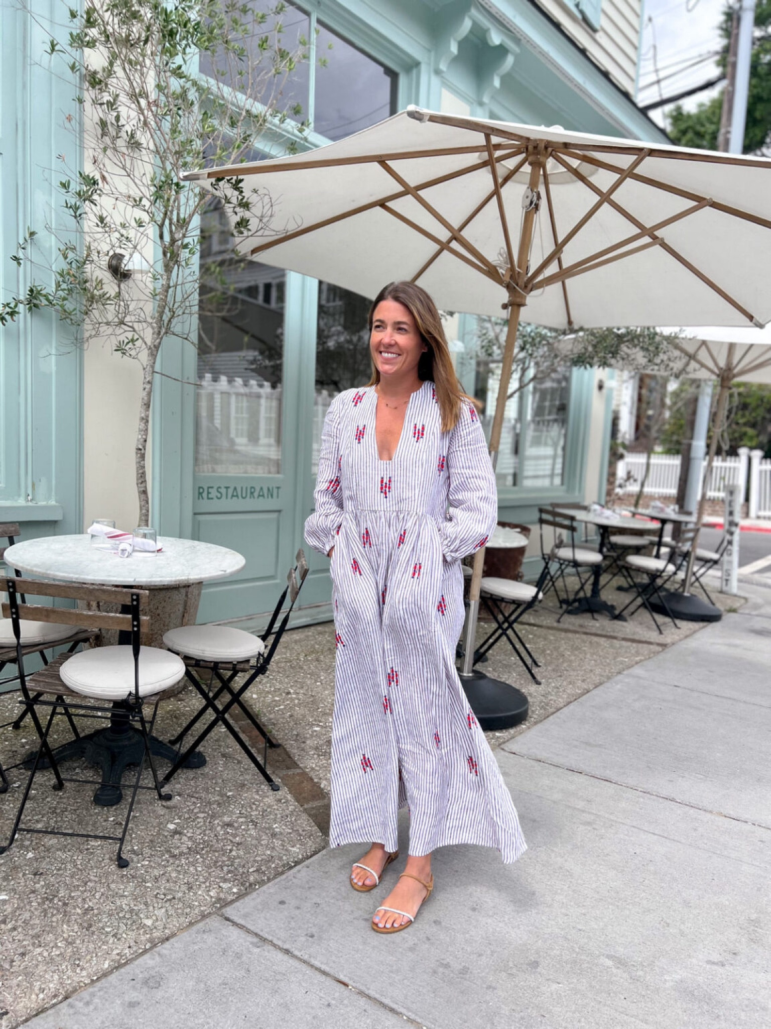 Love this embroidered Wiggy Kit dress, paired with these Staud crystal sandals (still in stock in a few sizes!). 

#LTKshoecrush #LTKstyletip #LTKSeasonal