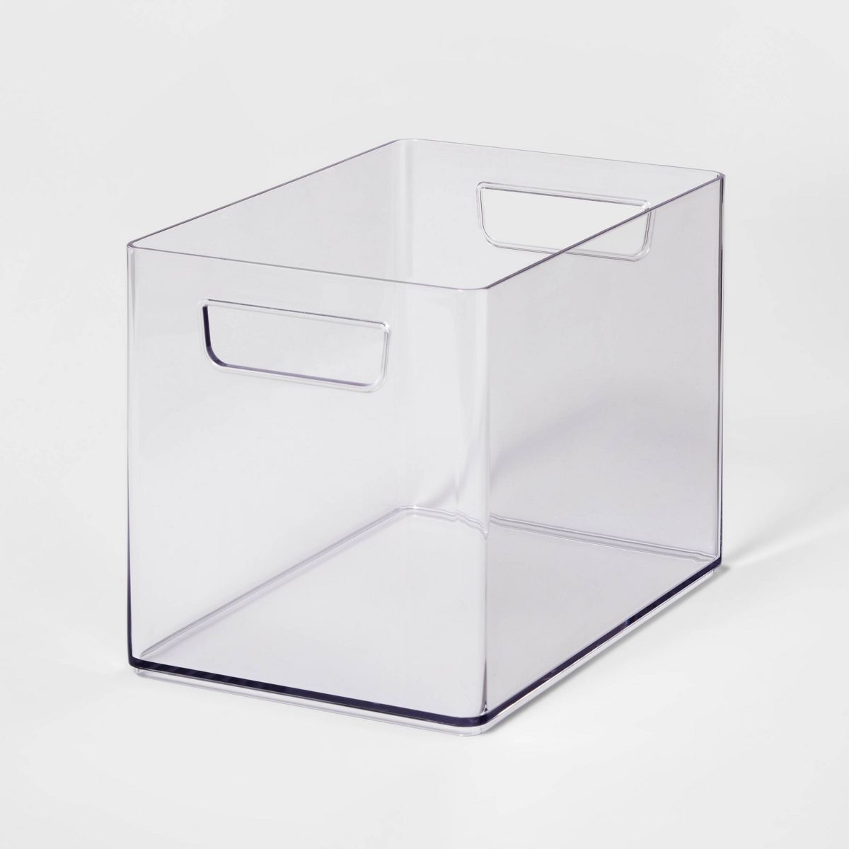 Bathroom Organizer Bin with Handles Clear - Brightroom™ | Target